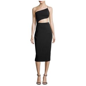 NEW Cushnie et Ochs Black Cady Bodice Dress (US 8)